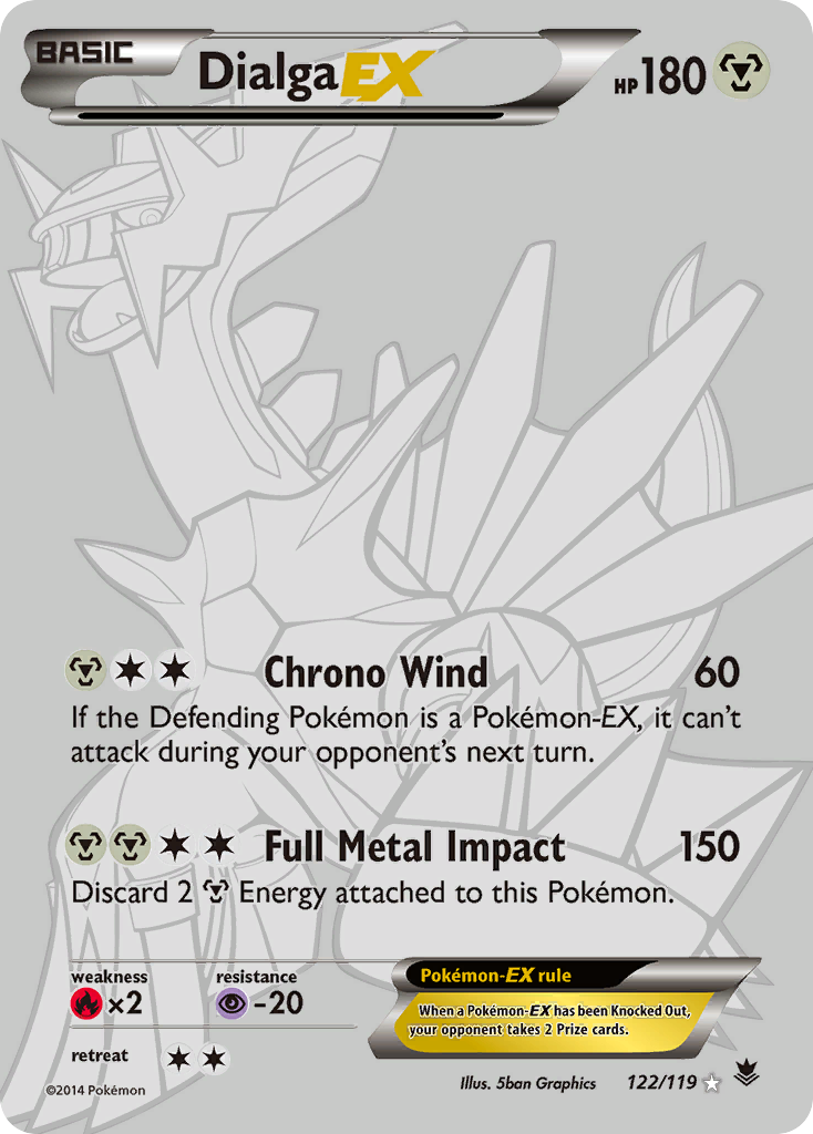 Dialga EX (122/119) [XY: Phantom Forces] | Fandemonia Ltd