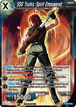 SSG Trunks, Spirit Empowered (P-361) [Promotion Cards] | Fandemonia Ltd
