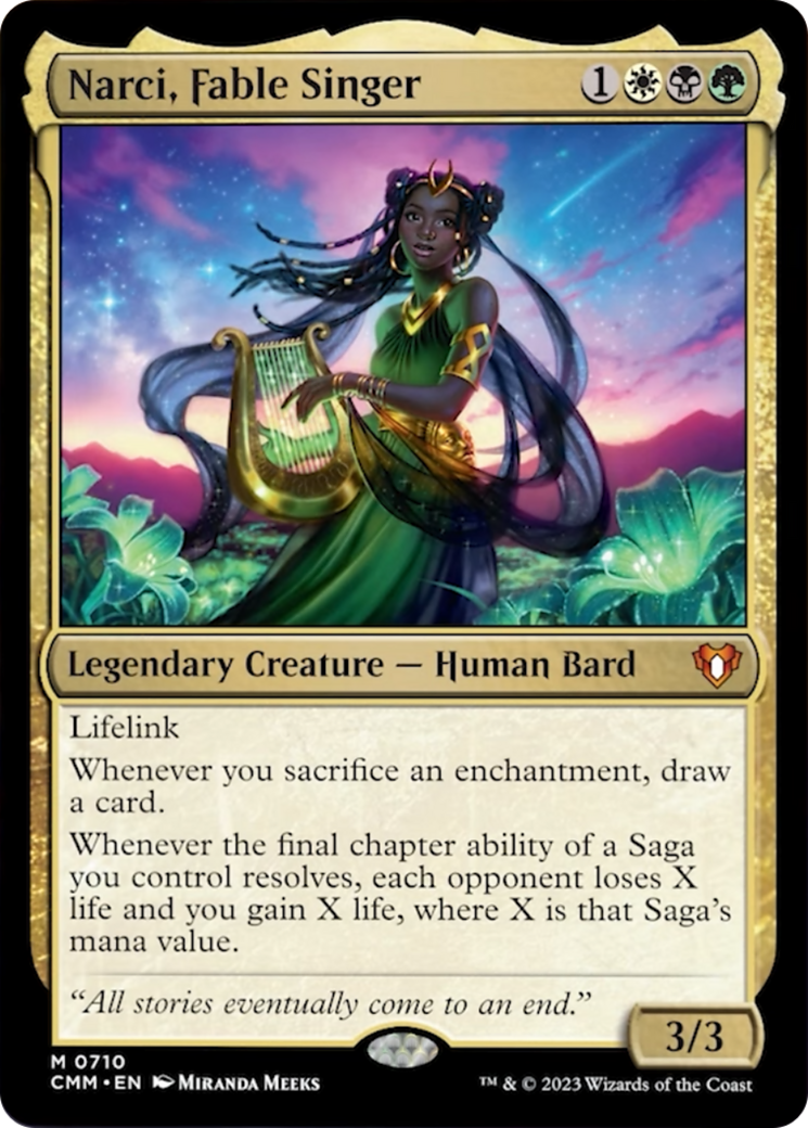 Narci, Fable Singer [Commander Masters] | Fandemonia Ltd