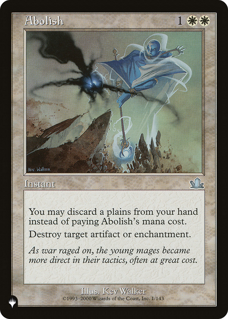 Abolish [The List] | Fandemonia Ltd