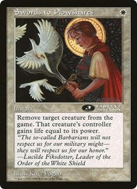 Swords to Plowshares (Oversized) [Oversize Cards] | Fandemonia Ltd