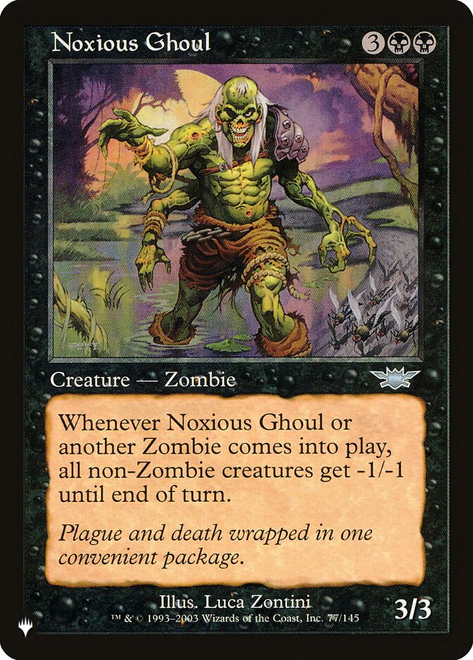 Noxious Ghoul [The List] | Fandemonia Ltd