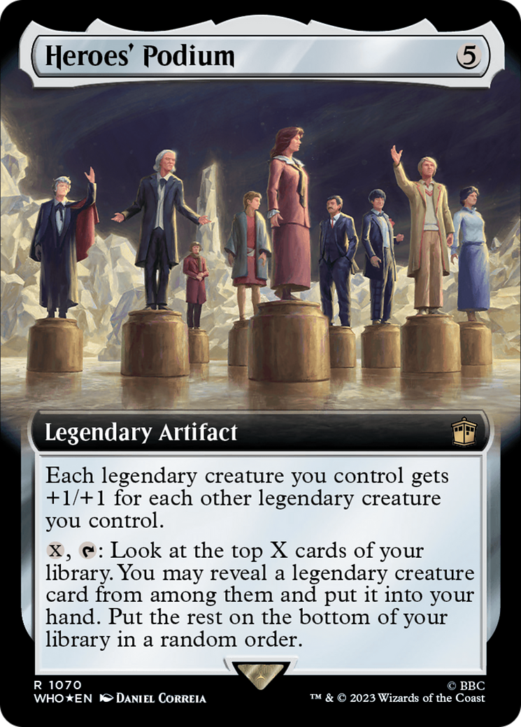 Heroes' Podium (Extended Art) (Surge Foil) [Doctor Who] | Fandemonia Ltd
