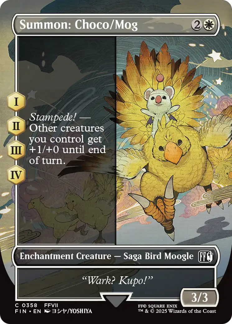 Summon: Choco/Mog (Borderless) [FINAL FANTASY] | Fandemonia Ltd