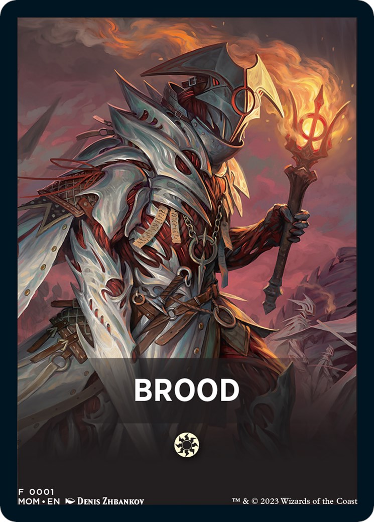 Brood Theme Card [March of the Machine Tokens] | Fandemonia Ltd