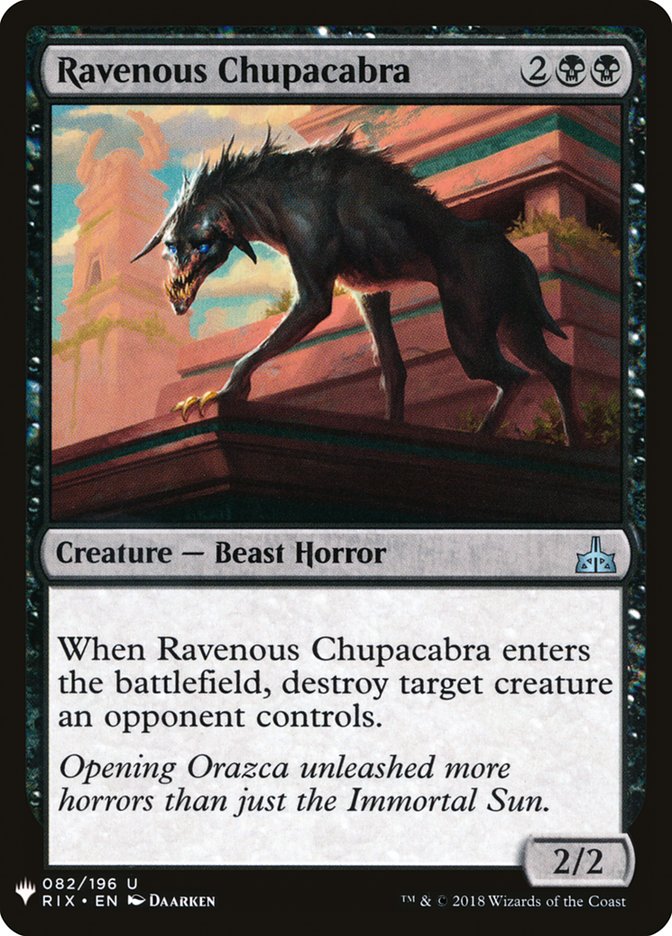 Ravenous Chupacabra [Mystery Booster] | Fandemonia Ltd