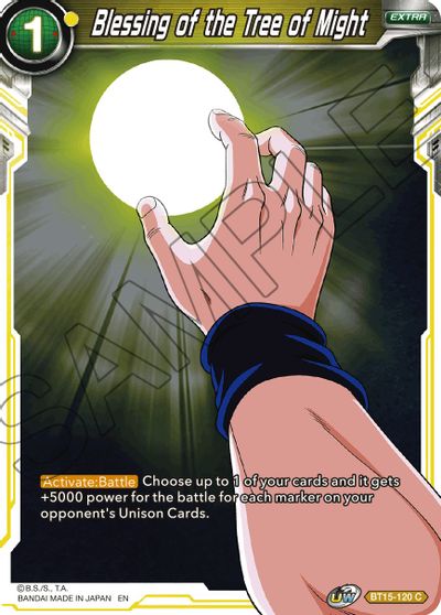 Blessing of the Tree of Might (BT15-120) [Saiyan Showdown] | Fandemonia Ltd