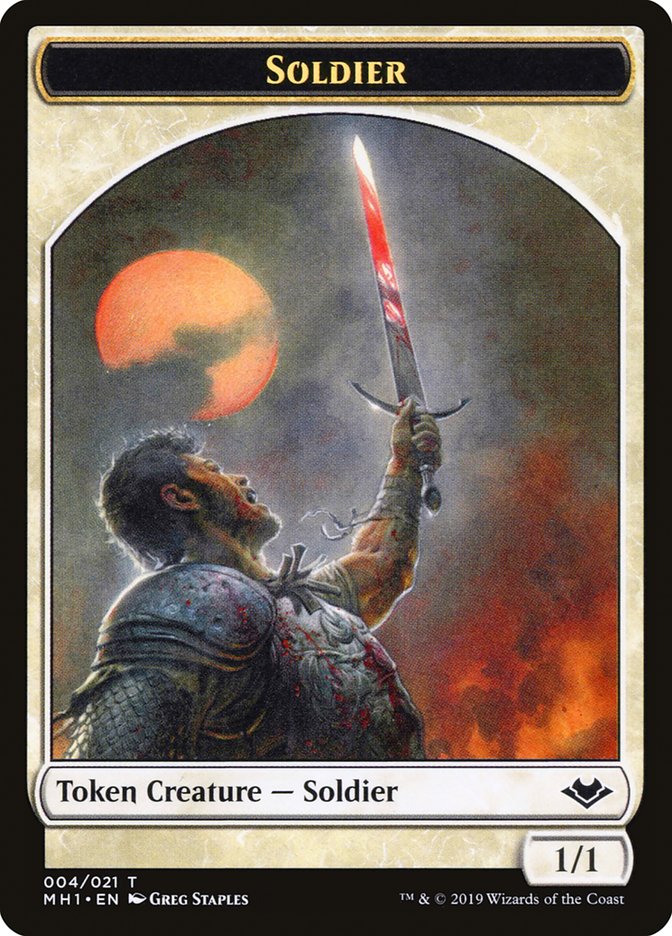 Soldier Token [Modern Horizons Tokens] | Fandemonia Ltd