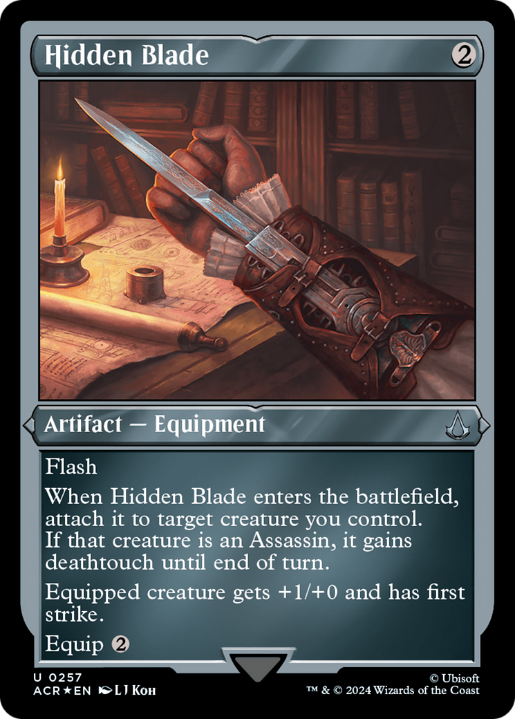Hidden Blade (Foil Etched) [Assassin's Creed] | Fandemonia Ltd