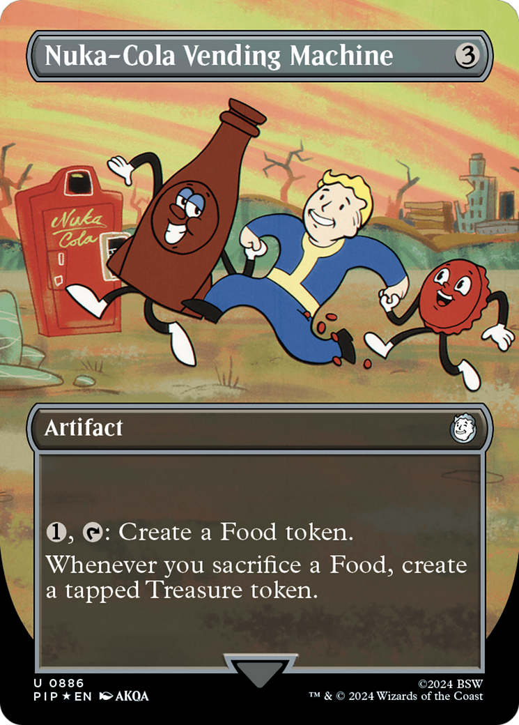 Nuka-Cola Vending Machine (Borderless) (Surge Foil) [Fallout] | Fandemonia Ltd