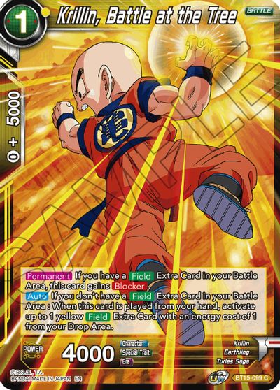 Krillin, Battle at the Tree (BT15-099) [Saiyan Showdown] | Fandemonia Ltd
