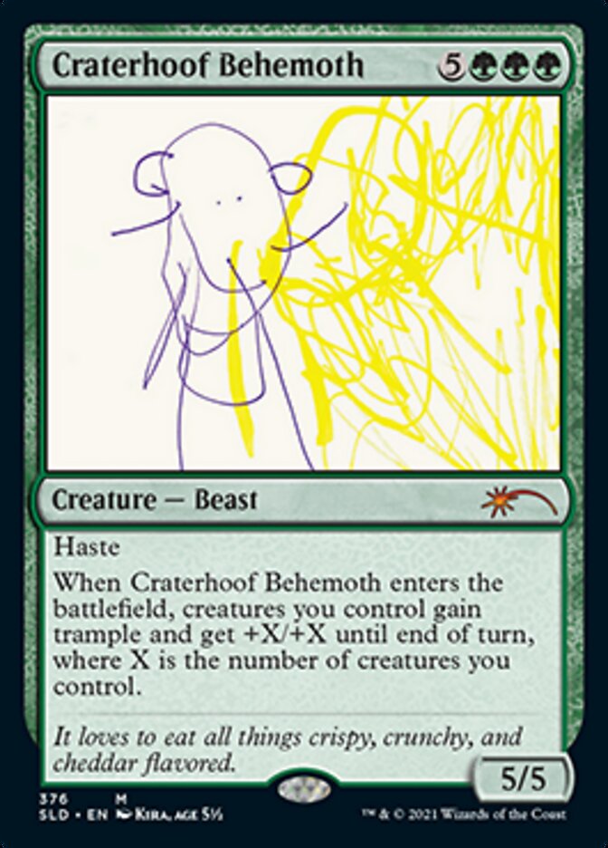 Craterhoof Behemoth (376) [Secret Lair Drop Series] | Fandemonia Ltd