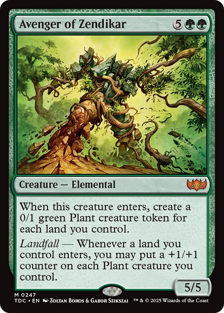 Avenger of Zendikar [Tarkir: Dragonstorm Commander] | Fandemonia Ltd