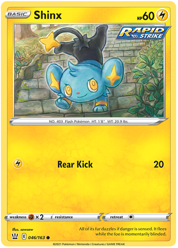 Shinx (046/163) [Sword & Shield: Battle Styles] | Fandemonia Ltd