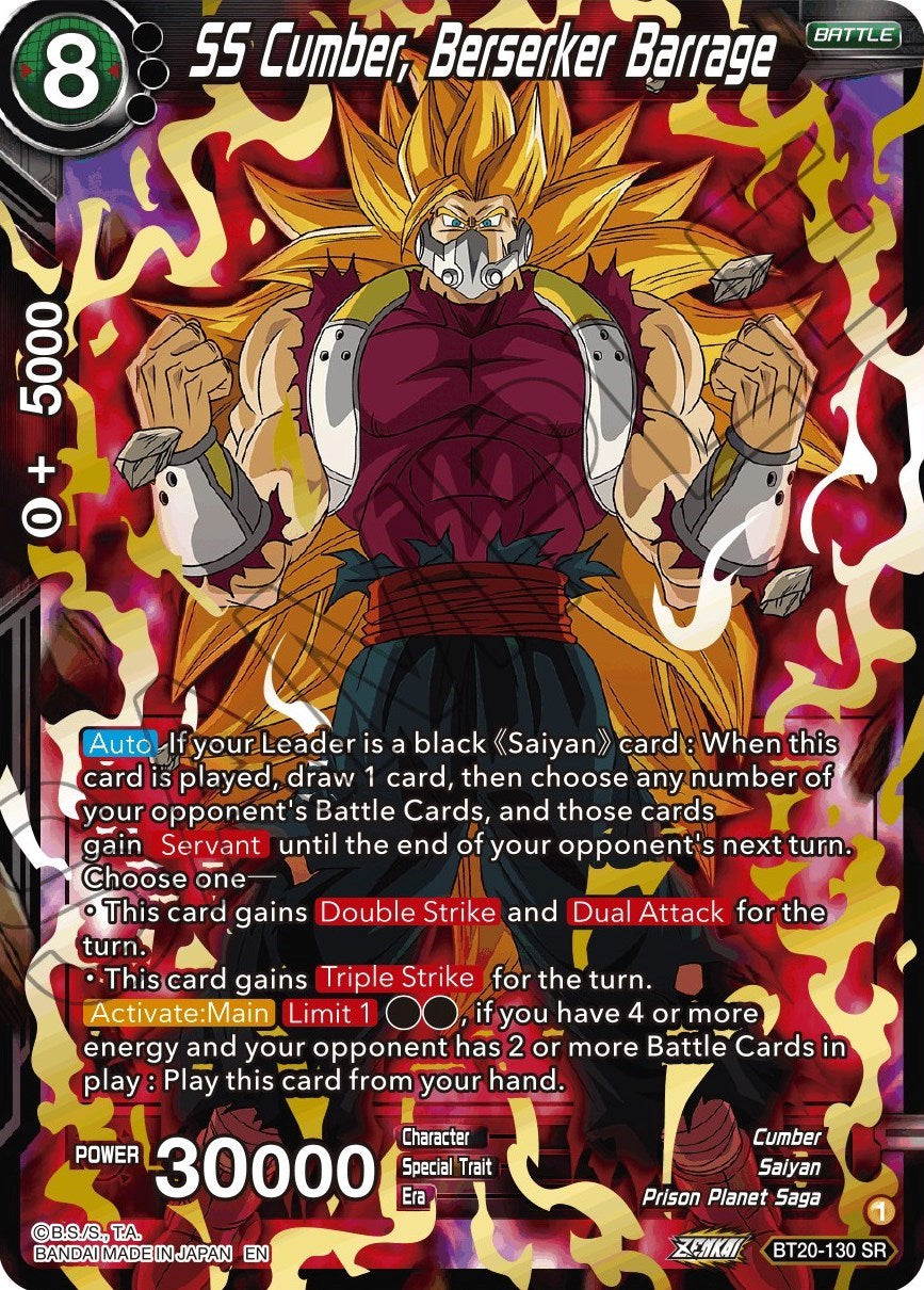 SS Cumber, Berserker Barrage (BT20-130) [Power Absorbed] | Fandemonia Ltd