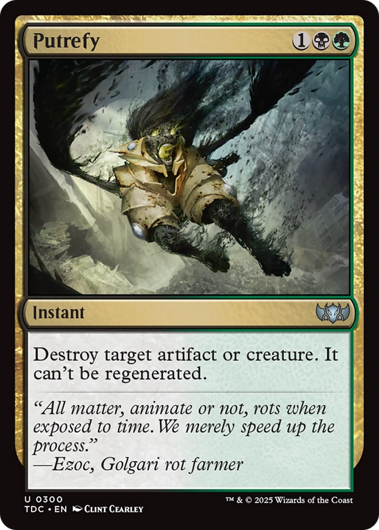 Putrefy [Tarkir: Dragonstorm Commander] | Fandemonia Ltd