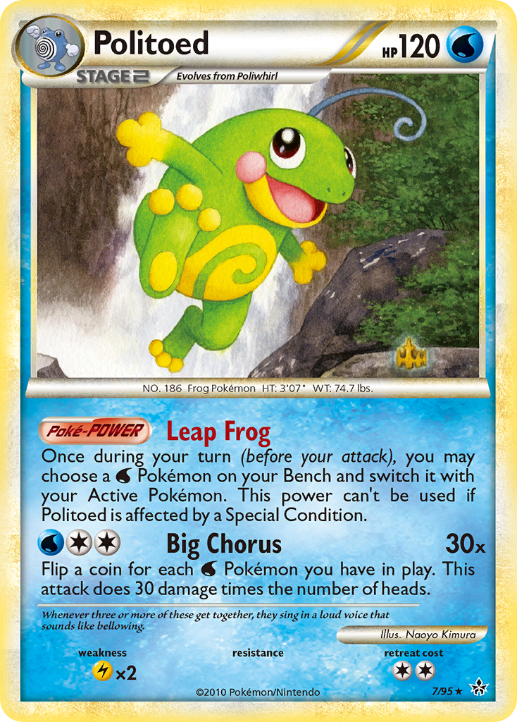Politoed (7/95) [HeartGold & SoulSilver: Unleashed] | Fandemonia Ltd