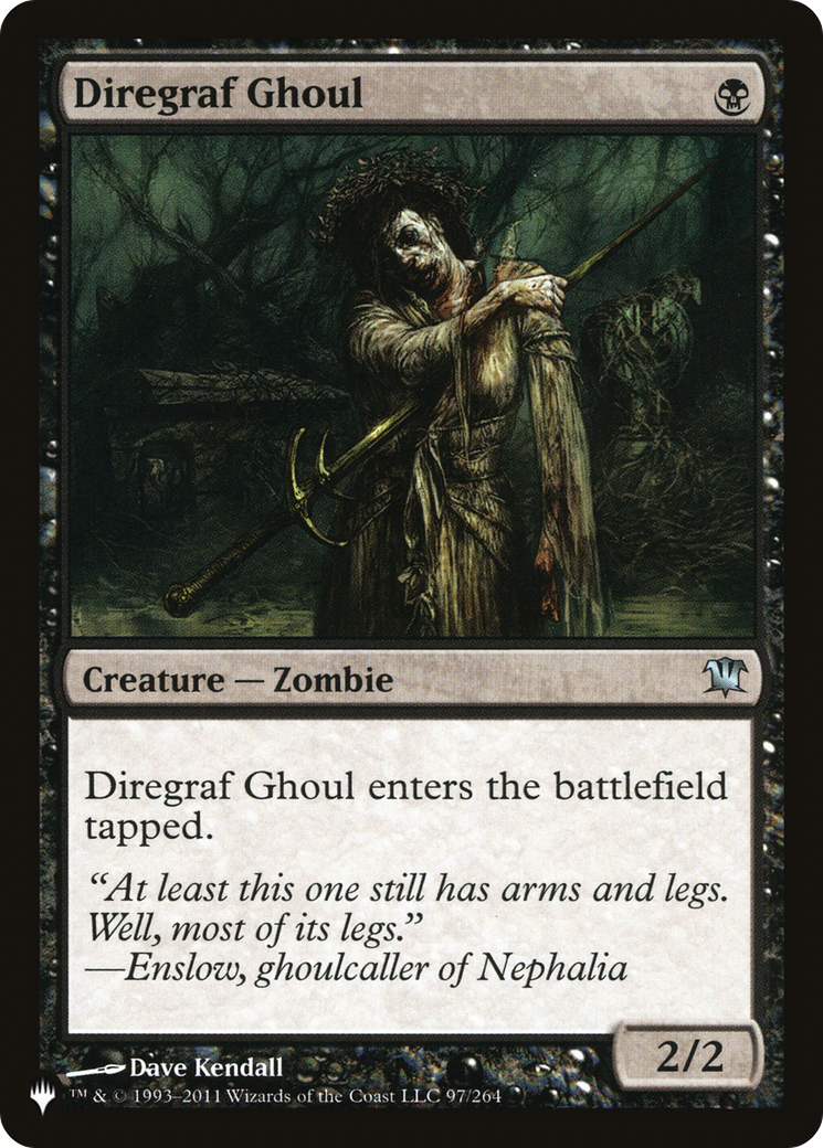 Diregraf Ghoul [The List] | Fandemonia Ltd