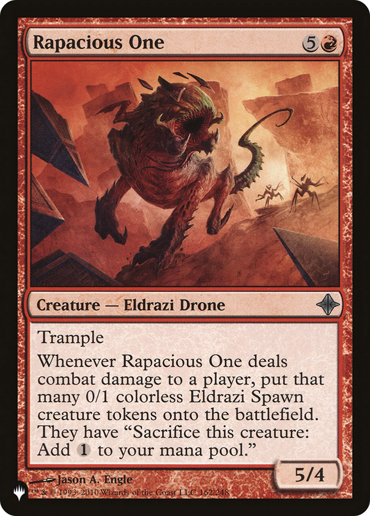 Rapacious One [The List] | Fandemonia Ltd