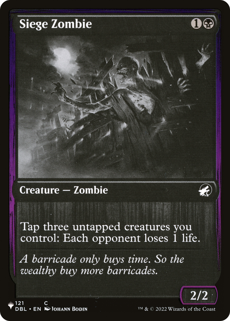 Siege Zombie [The List] | Fandemonia Ltd