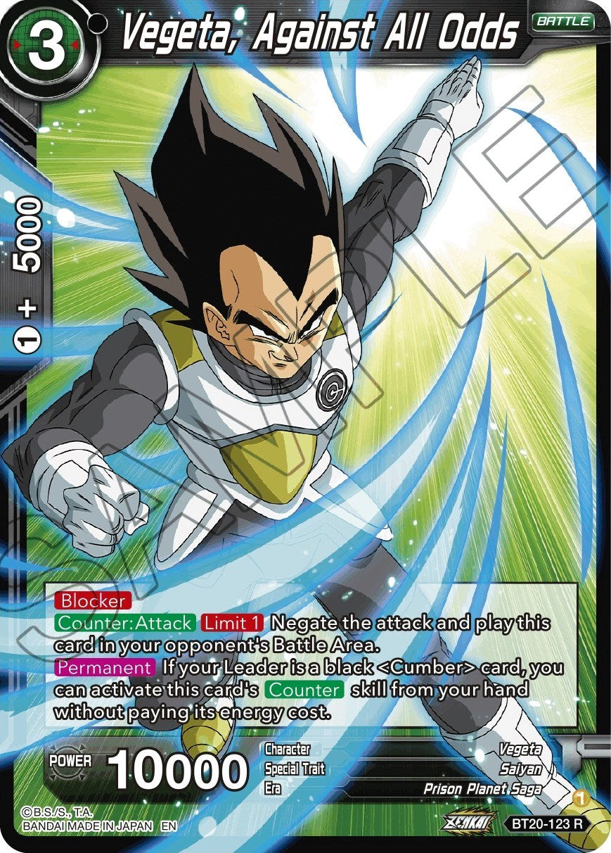 Vegeta, Against All Odds (BT20-123) [Power Absorbed] | Fandemonia Ltd