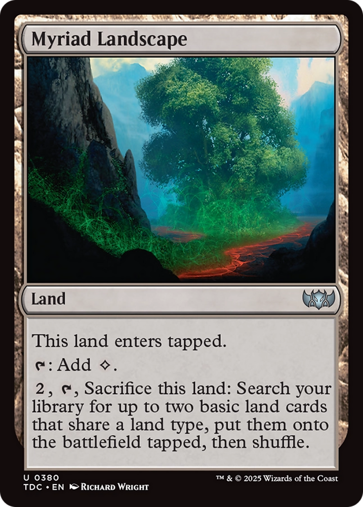 Myriad Landscape [Tarkir: Dragonstorm Commander] | Fandemonia Ltd