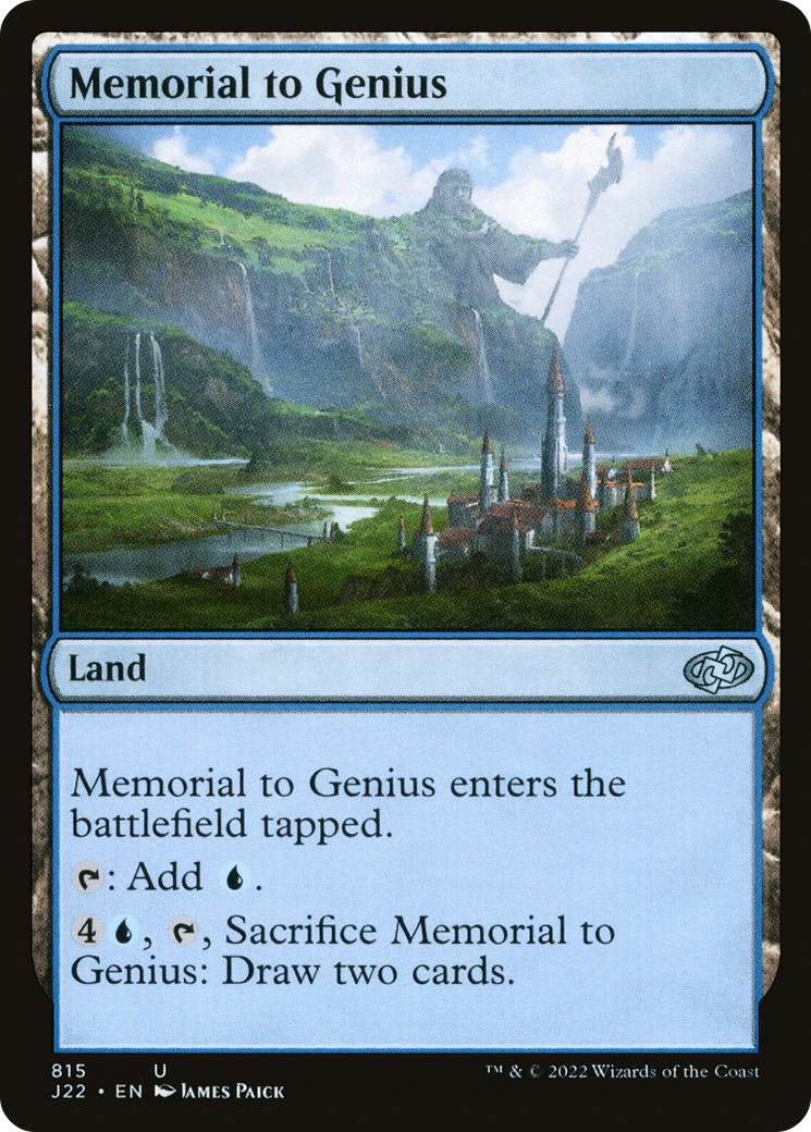 Memorial to Genius [Jumpstart 2022] | Fandemonia Ltd
