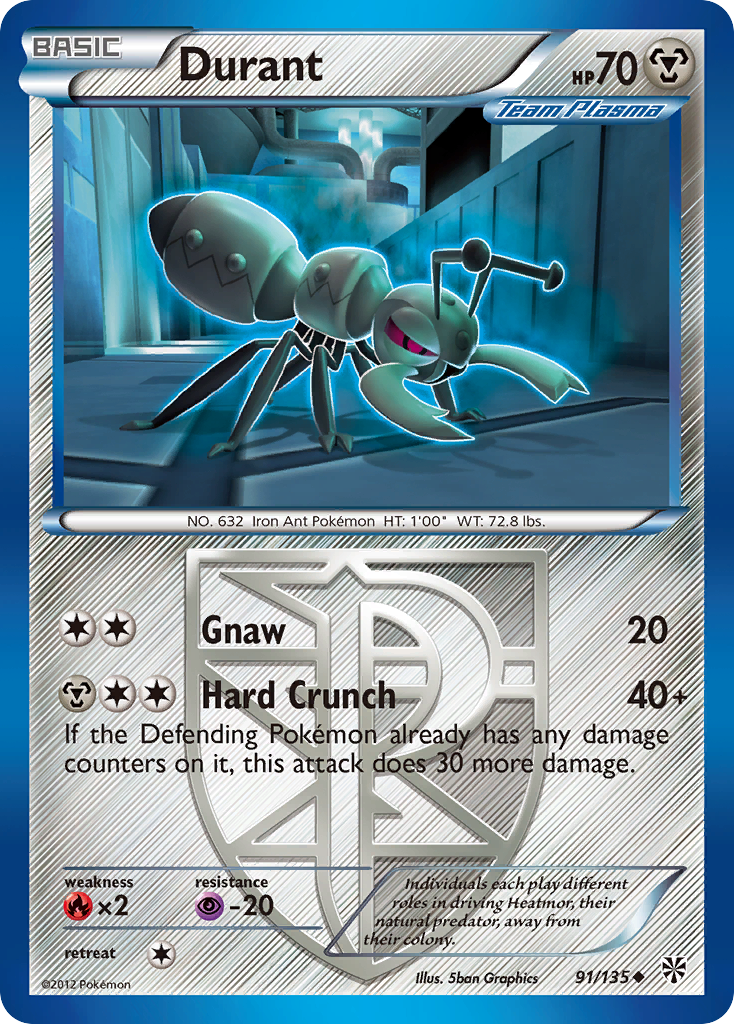 Durant (91/135) [Black & White: Plasma Storm] | Fandemonia Ltd