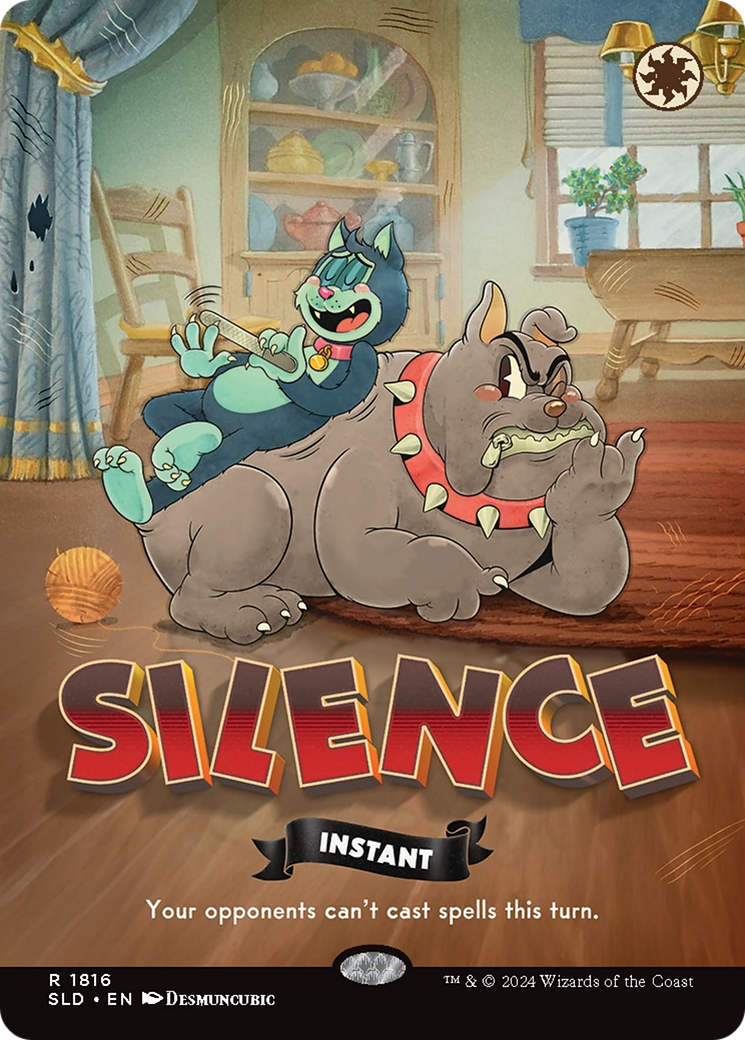 Silence (1816) (Rainbow Foil) [Secret Lair Drop Series] | Fandemonia Ltd