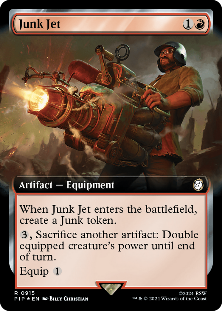 Junk Jet (Extended Art) (Surge Foil) [Fallout] | Fandemonia Ltd