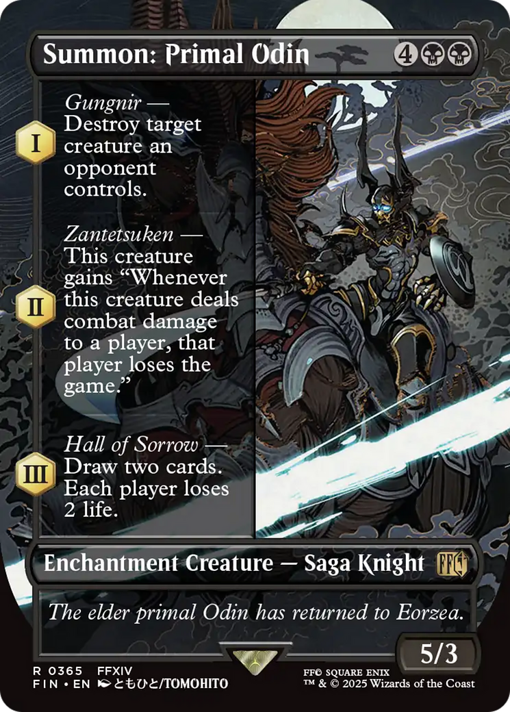 Summon: Primal Odin (Borderless) [FINAL FANTASY] | Fandemonia Ltd