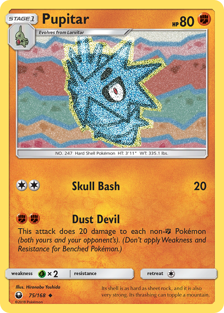 Pupitar (75/168) [Sun & Moon: Celestial Storm] | Fandemonia Ltd