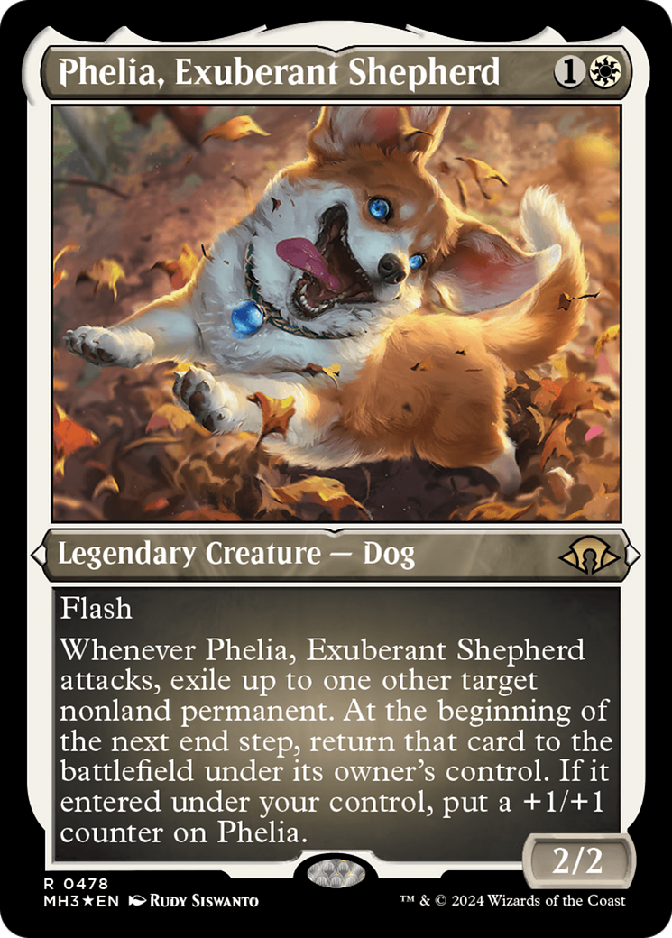 Phelia, Exuberant Shepherd (Foil Etched) [Modern Horizons 3] | Fandemonia Ltd