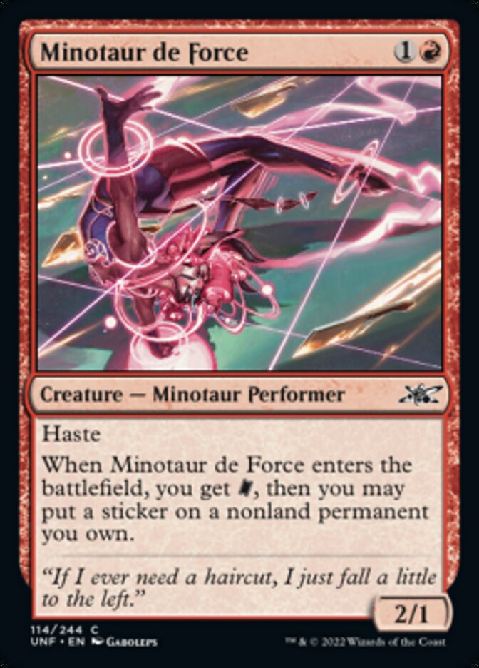 Minotaur de Force [Unfinity] | Fandemonia Ltd