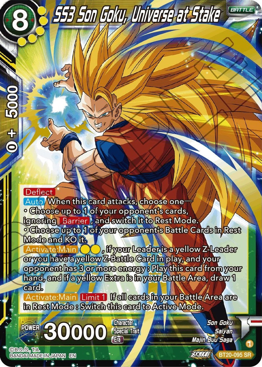 SS3 Son Goku, Universe at Stake (BT20-095) [Power Absorbed] | Fandemonia Ltd