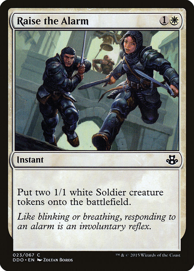 Raise the Alarm [Duel Decks: Elspeth vs. Kiora] | Fandemonia Ltd