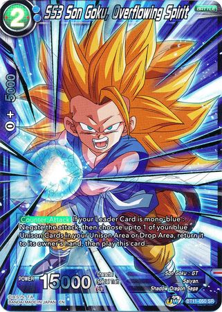 SS3 Son Goku, Overflowing Spirit (BT11-050) [Vermilion Bloodline] | Fandemonia Ltd