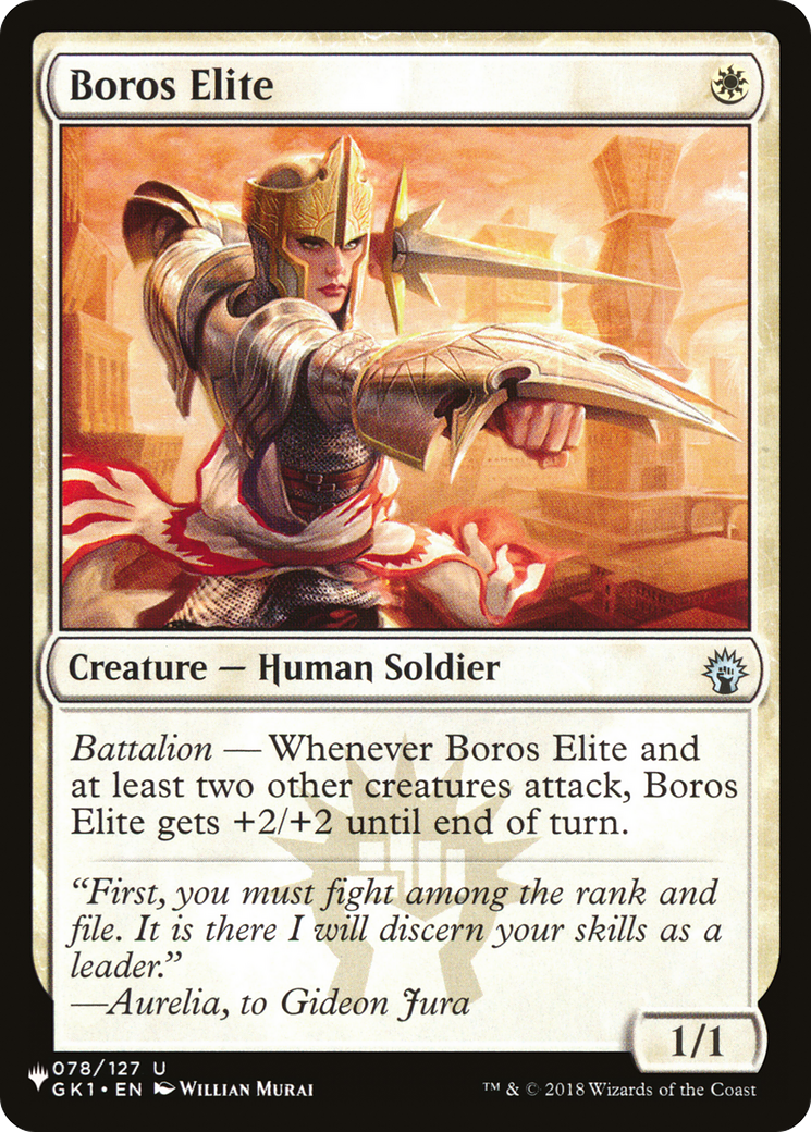 Boros Elite [The List] | Fandemonia Ltd
