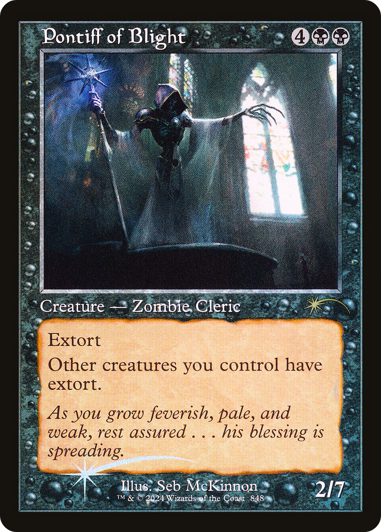 Pontiff of Blight (Retro Frame) [Secret Lair Drop Series] | Fandemonia Ltd
