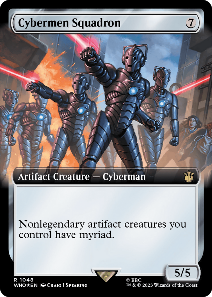 Cybermen Squadron (Extended Art) (Surge Foil) [Doctor Who] | Fandemonia Ltd