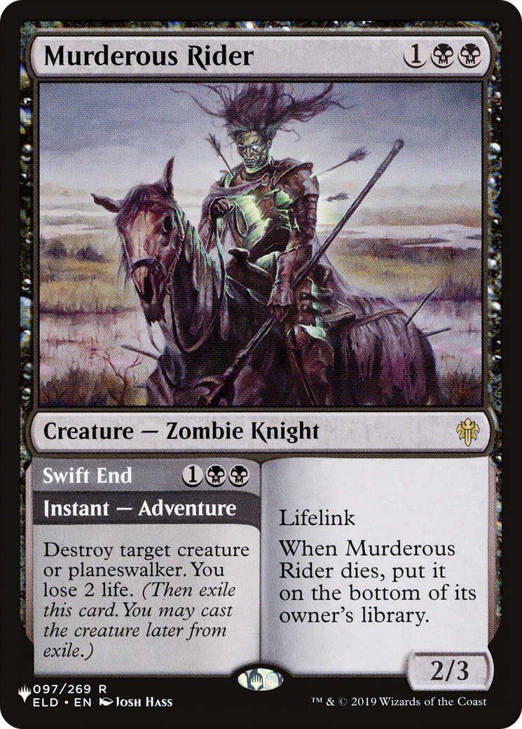 Murderous Rider [The List] | Fandemonia Ltd