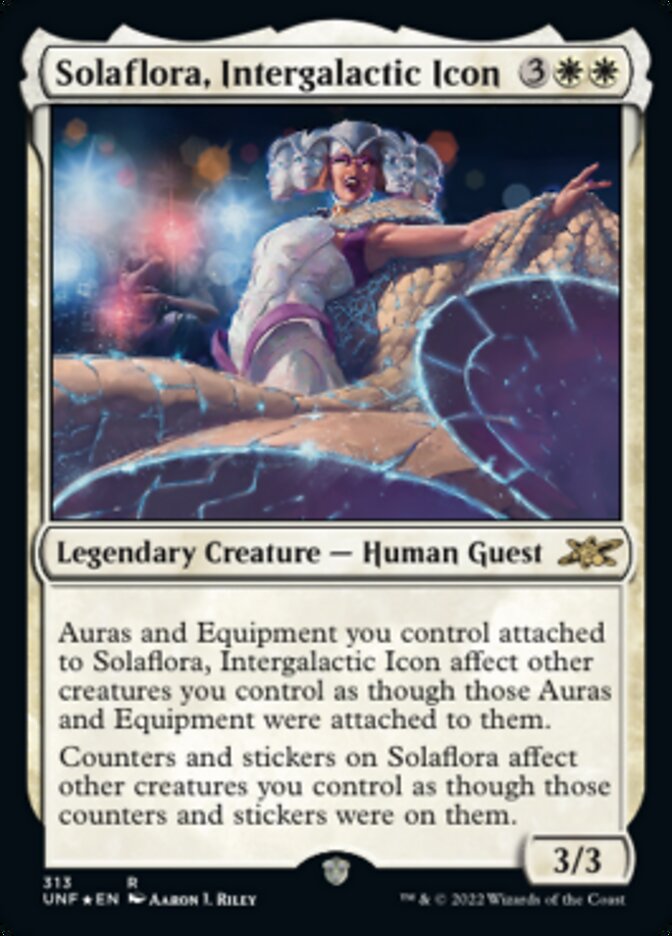 Solaflora, Intergalactic Icon (Galaxy Foil) [Unfinity] | Fandemonia Ltd