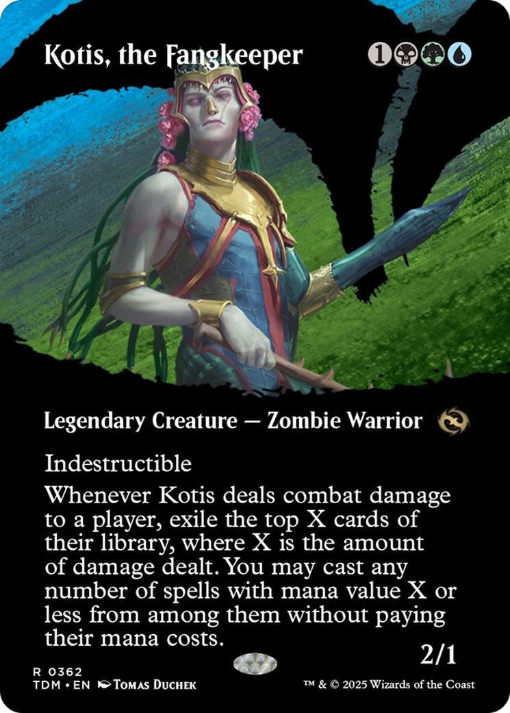 Kotis, the Fangkeeper (Borderless) [Tarkir: Dragonstorm] | Fandemonia Ltd