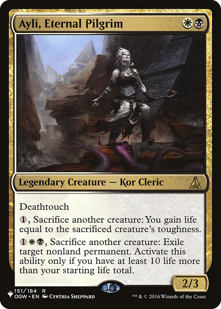 Ayli, Eternal Pilgrim [The List] | Fandemonia Ltd