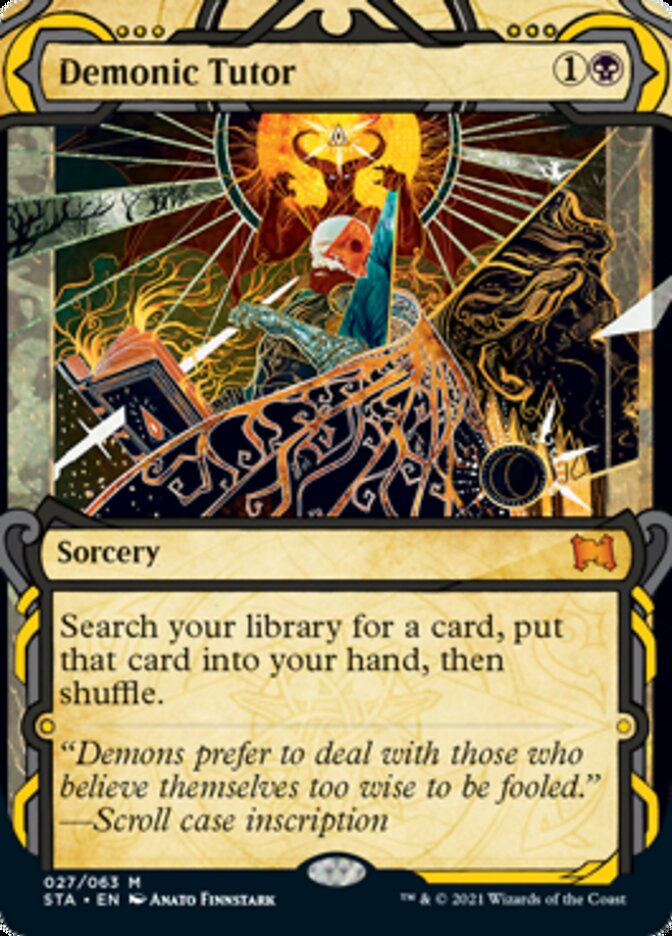 Demonic Tutor (Foil Etched) [Strixhaven: Mystical Archive] | Fandemonia Ltd