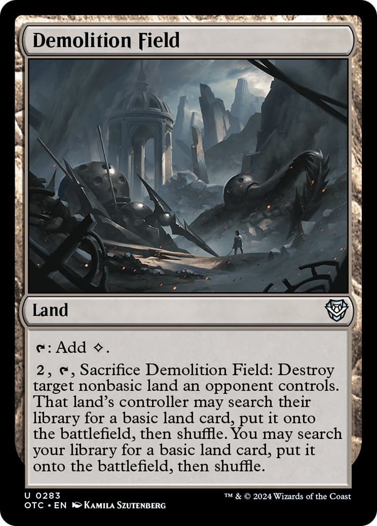 Demolition Field [Outlaws of Thunder Junction Commander] | Fandemonia Ltd