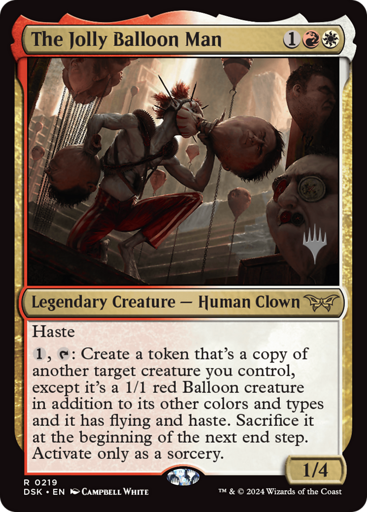 The Jolly Balloon Man (Promo Pack) [Duskmourn: House of Horror Promos] | Fandemonia Ltd