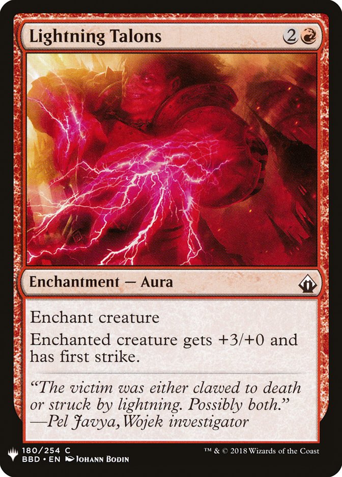 Lightning Talons [Mystery Booster] | Fandemonia Ltd