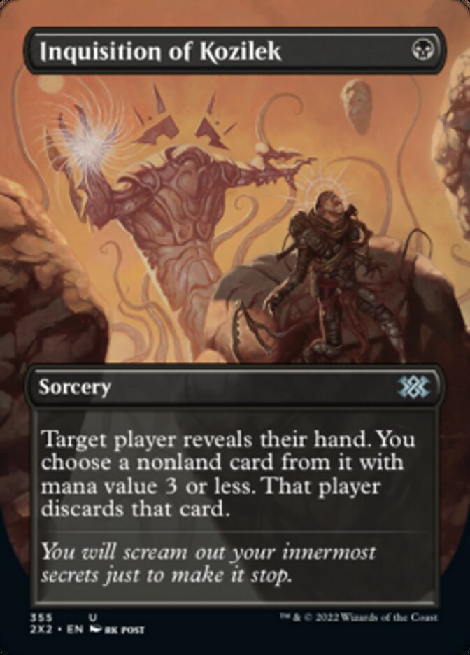 Inquisition of Kozilek (Borderless Alternate Art) [Double Masters 2022] | Fandemonia Ltd