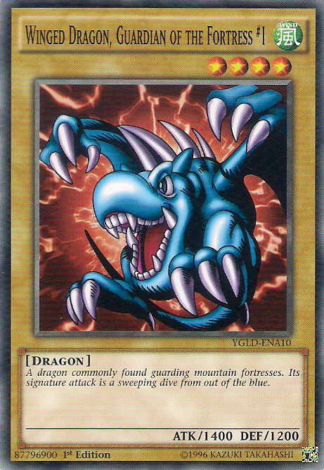Winged Dragon, Guardian of the Fortress #1 [YGLD-ENA10] Common | Fandemonia Ltd